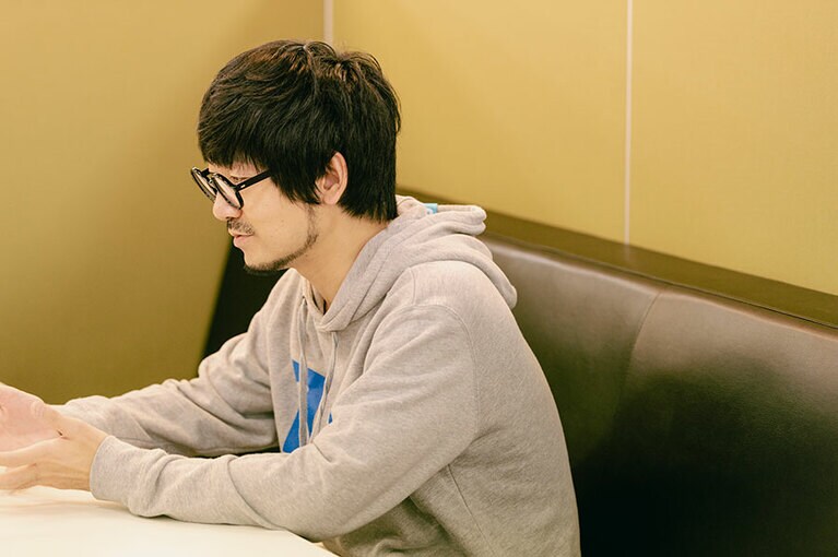 ゆっくり訥々と、照れながらお話をしてくれたGAG福井俊太郎さん。