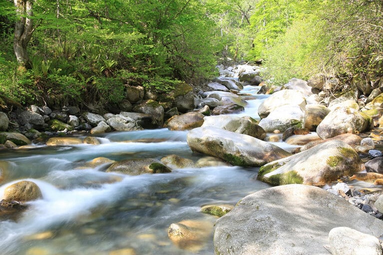 【長野県】烏川（からすがわ）渓谷緑地。