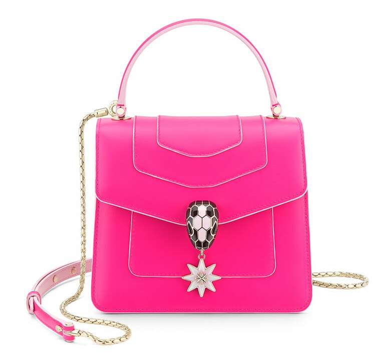 【バッグ カーフ】フラッシュアメシスト W18 x H9.5 x D9.5cm 各322,000円