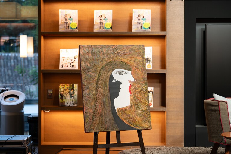 代官山 蔦屋書店で行われた浅野順子さんと近田春夫さんトークイベントにて。