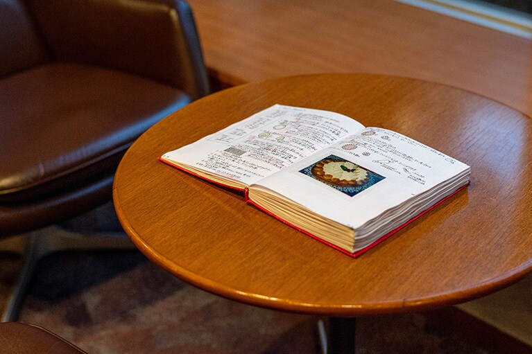 「ル・コルドン・ブルー」時代のノート