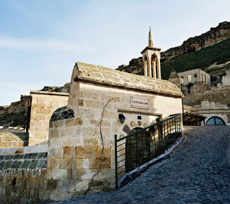 当時のキリスト教会も敷地内に残る。