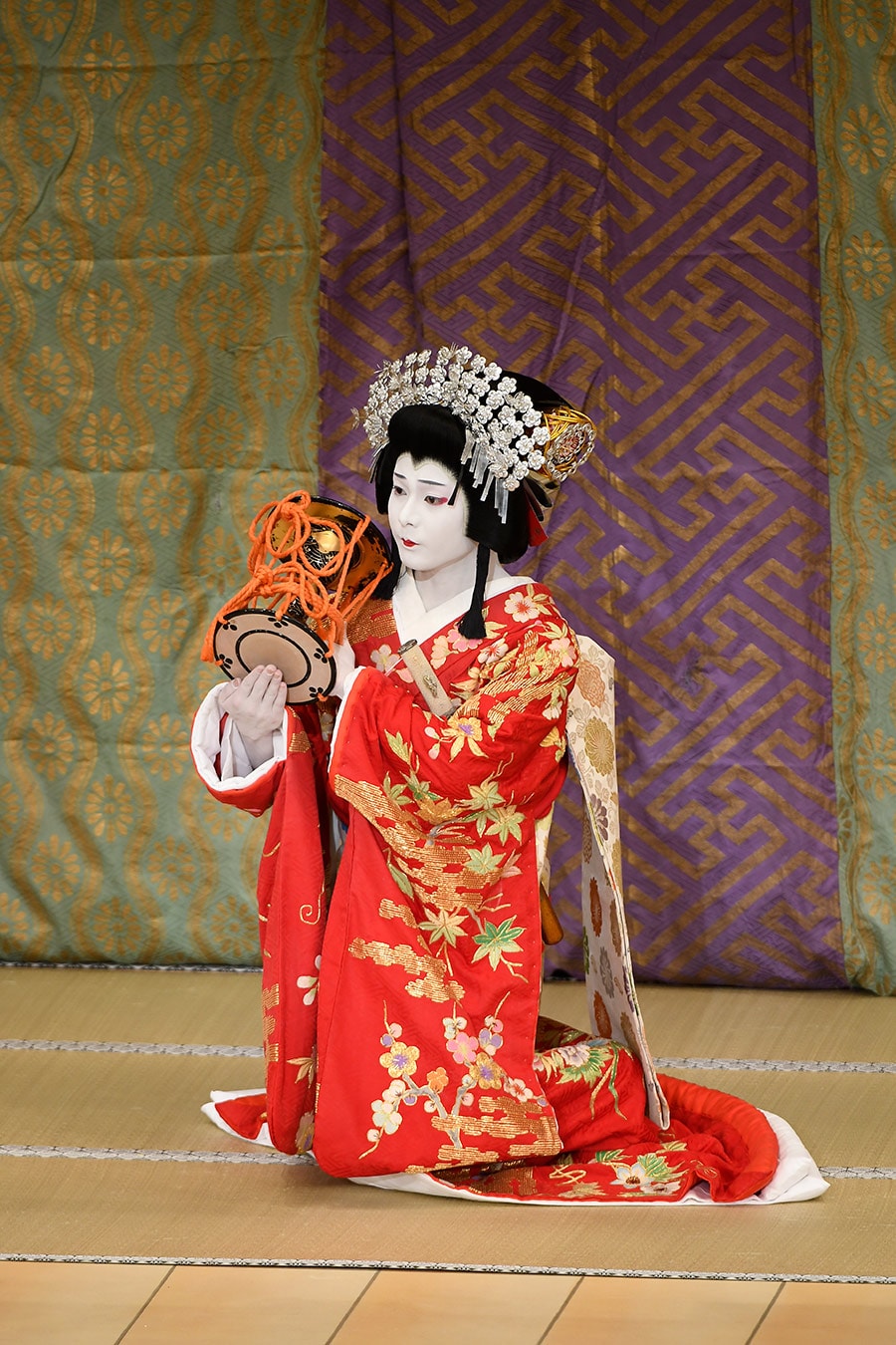 2020年11月歌舞伎座『義経千本桜　川連法眼館』静御前。©松竹