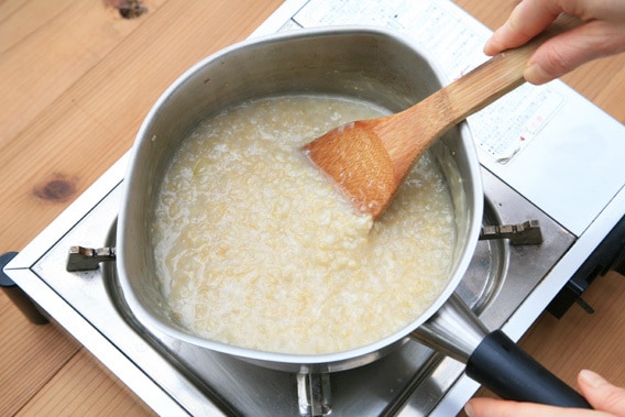 「きび入り玄米リゾット」マクロビレシピ作り方の写真