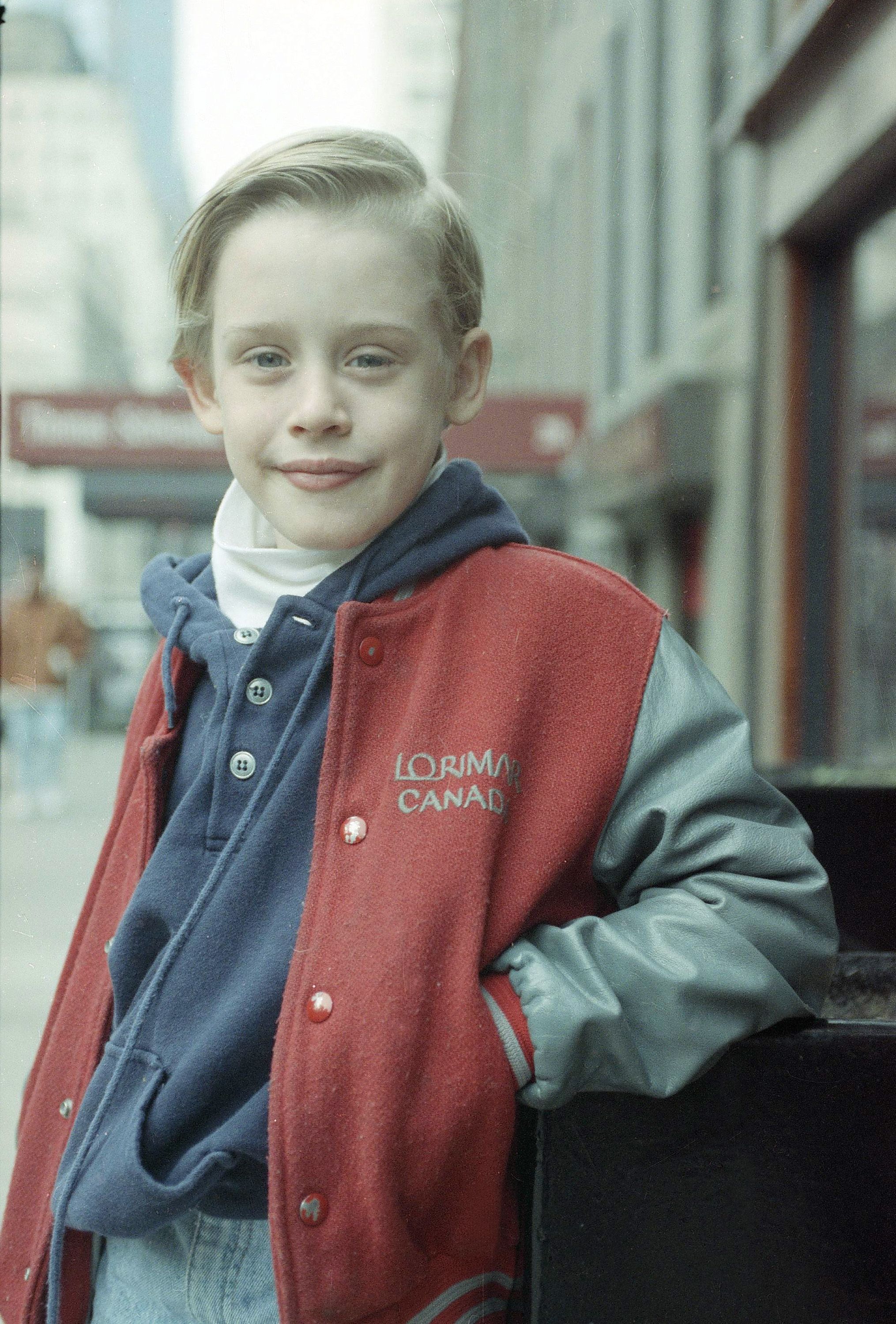 1991年1月5日、ニューヨークでのマコーレー・カルキン（当時10歳）©AFLO