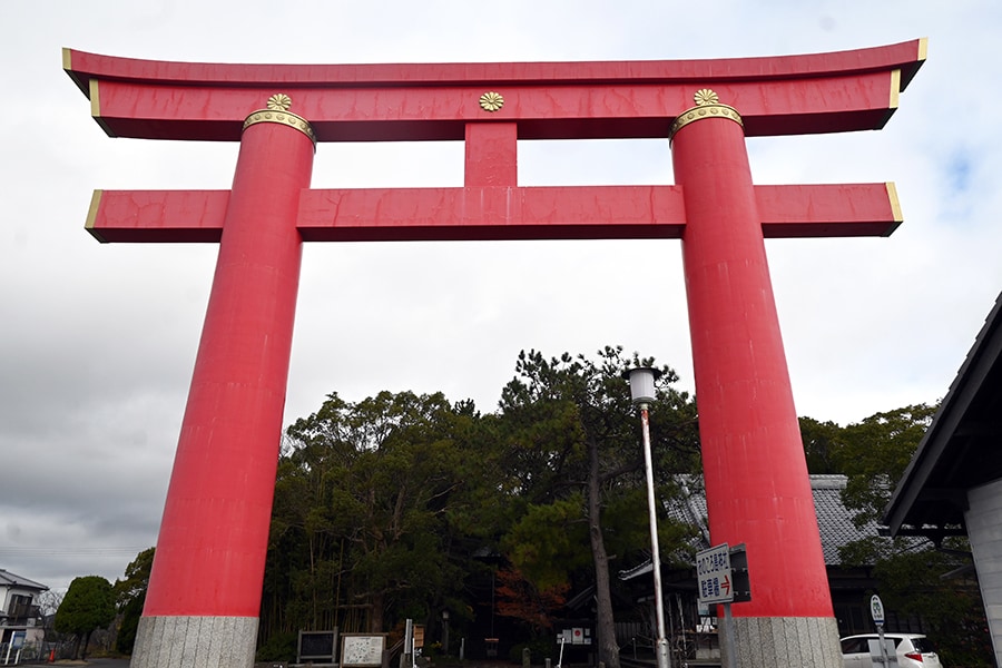 おのころ島神社。国生みの神話ゆかりの場所は淡路島の随所に。