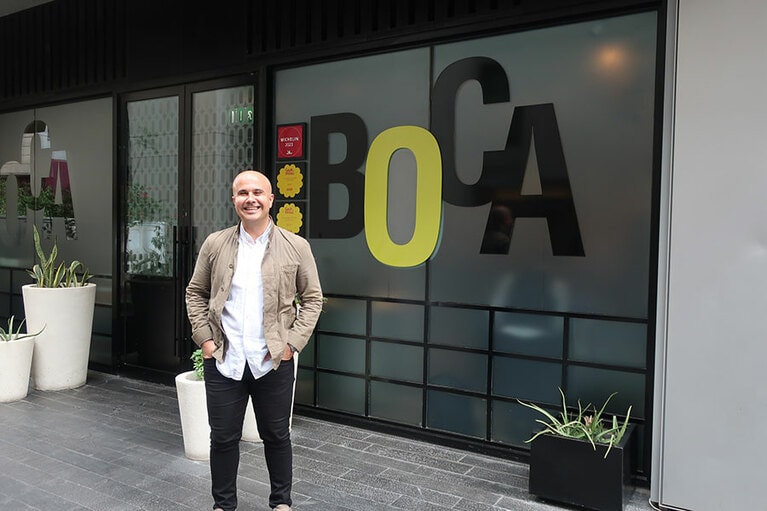 「BOCA」オーナーのOmar Shihabさん。