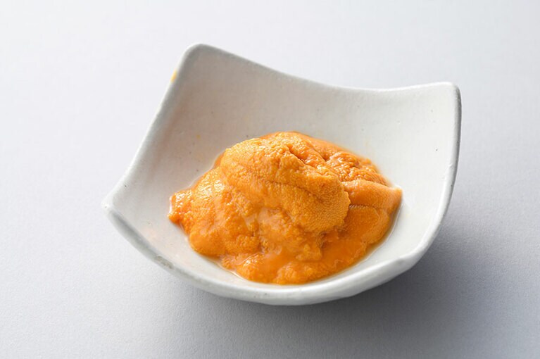 利尻・礼文産エゾバフンウニ 無添加生うに 塩水うに〈80g〉7,300円／うに屋むらかみ