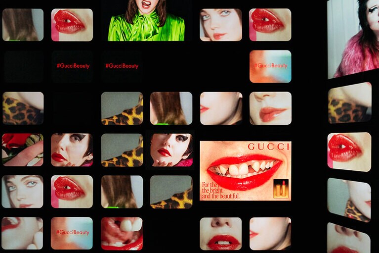 リップスティックコレクションのキャンペーン映像。