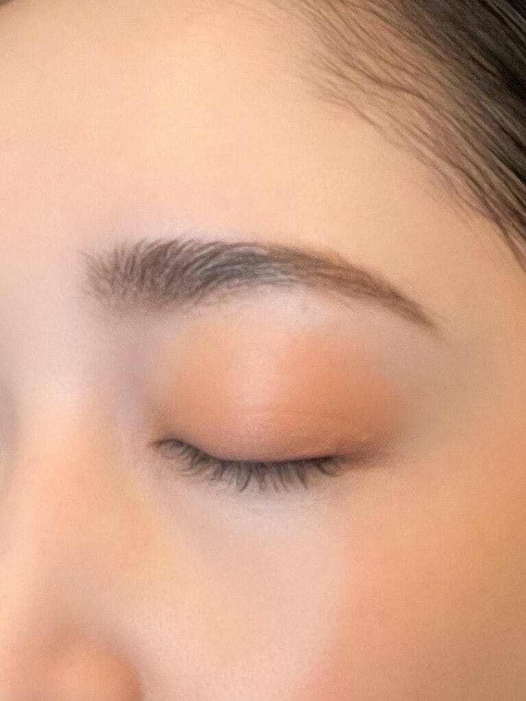 【スウォッチ】オレンジのクリームベース。