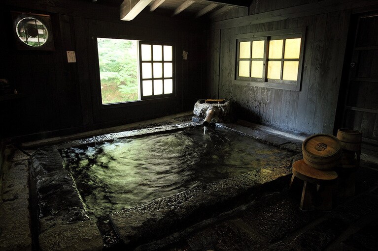 壁湯温泉 旅館 福元屋［大分／壁湯温泉］貸切風呂 隠り国の湯。