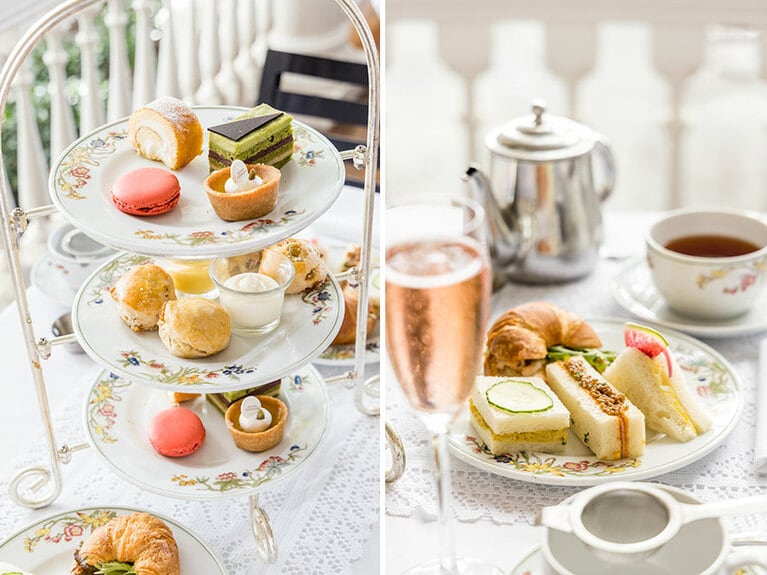 上品なセイボリー＆スウィーツに合わせて、トラディショナルティーや、ハワイならではのフレーバーティーなどを多彩に用意。