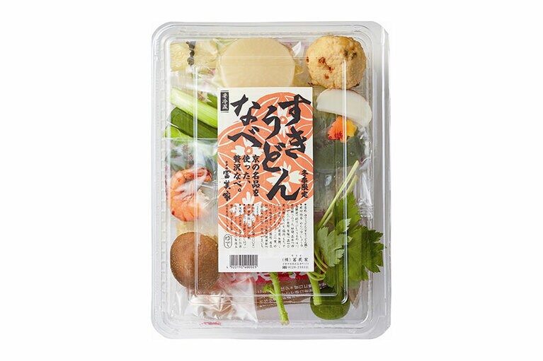 京のすきうどん鍋 1,340円(2人前)／冨美家