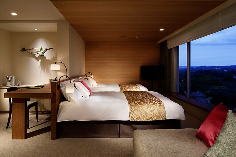 NEMU RESORT［三重／奥志摩温泉］プレミアデラックスルーム。