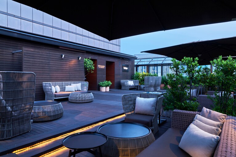 最上階「ラ・テラッツァ」。