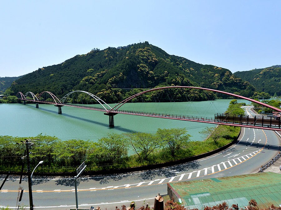 道の駅天竜相津　花桃の里。