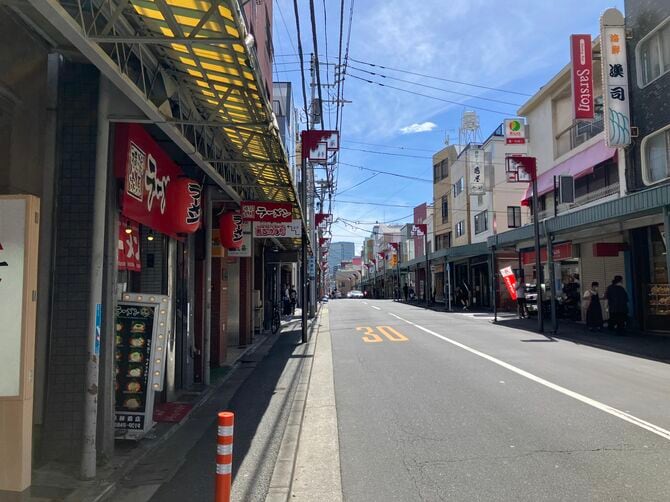 中野方向に南下