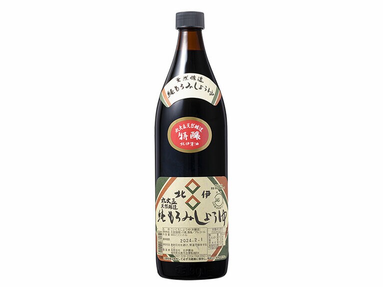 純もろみしょうゆ 特醸(本醸造) 900ml。