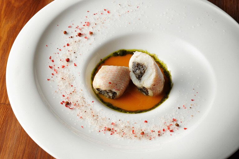 「甘鯛のブイヤベース風」。