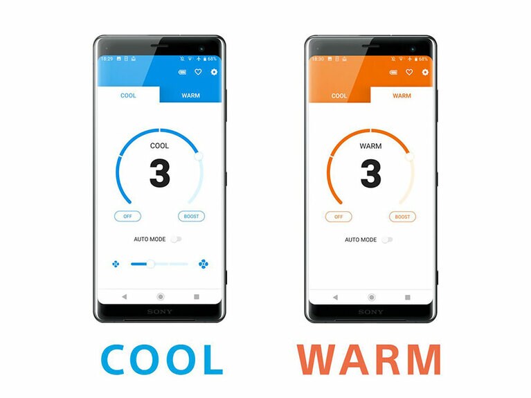 操作は専用スマホアプリを使って簡単に行えます。
