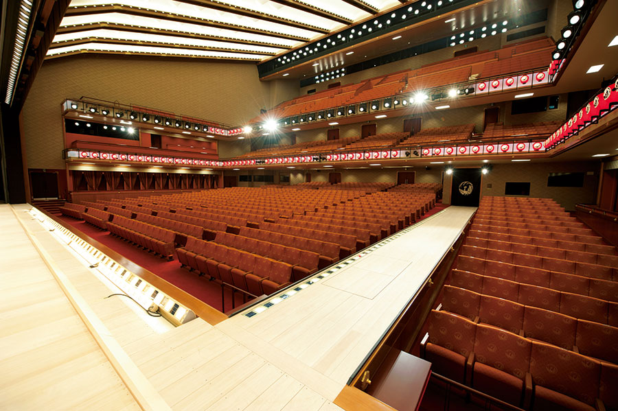 歌舞伎座の4階が一幕見席。