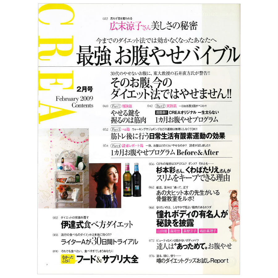 2009年2月号目次。