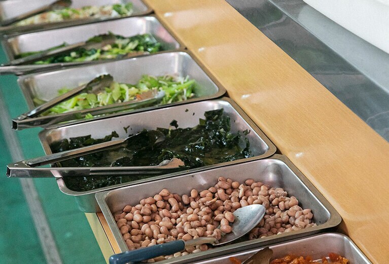 ヘルシーな素材が嬉しい。＠金壺食堂