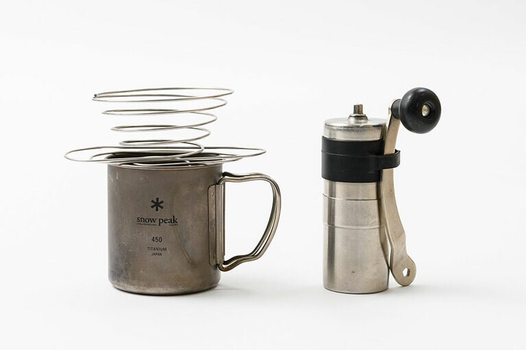 「山頂でコーヒーを飲むのが楽しみ」。