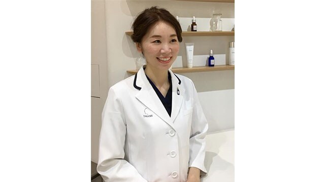 タカミ・ビューティートレーナーの田村純子さん。