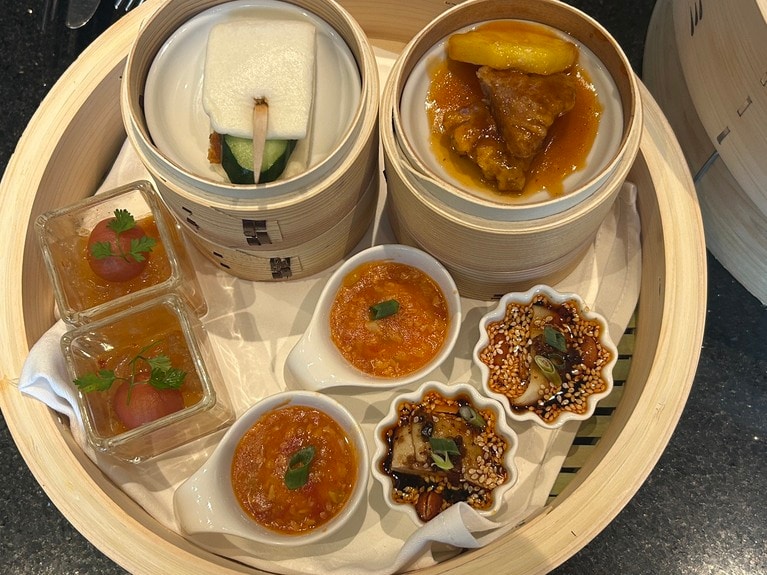 もう1台の蒸篭にも飲茶オールスターズが。