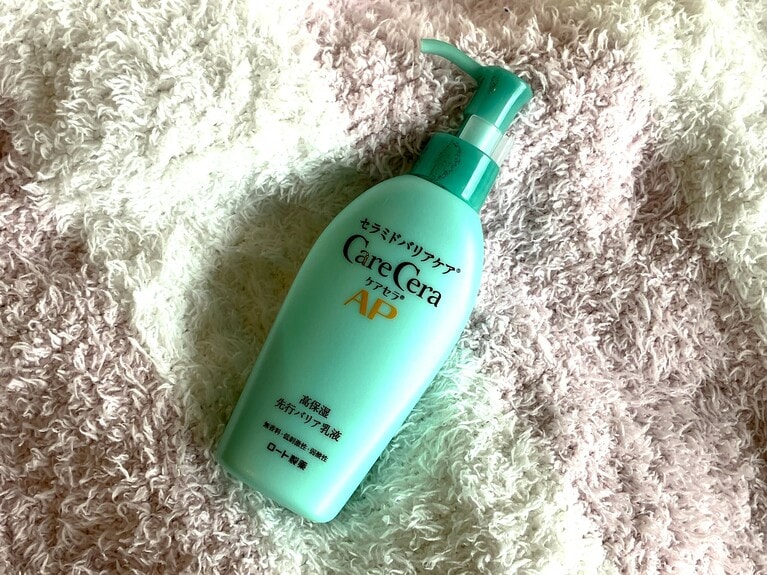 ケアセラAP 高保湿先行バリア乳液（顔用） 130mL 1,870円／ロート製薬