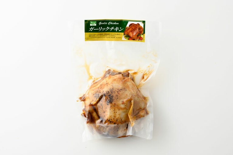 袋を開けた瞬間に食欲そそるニンニクの香りがふわり。