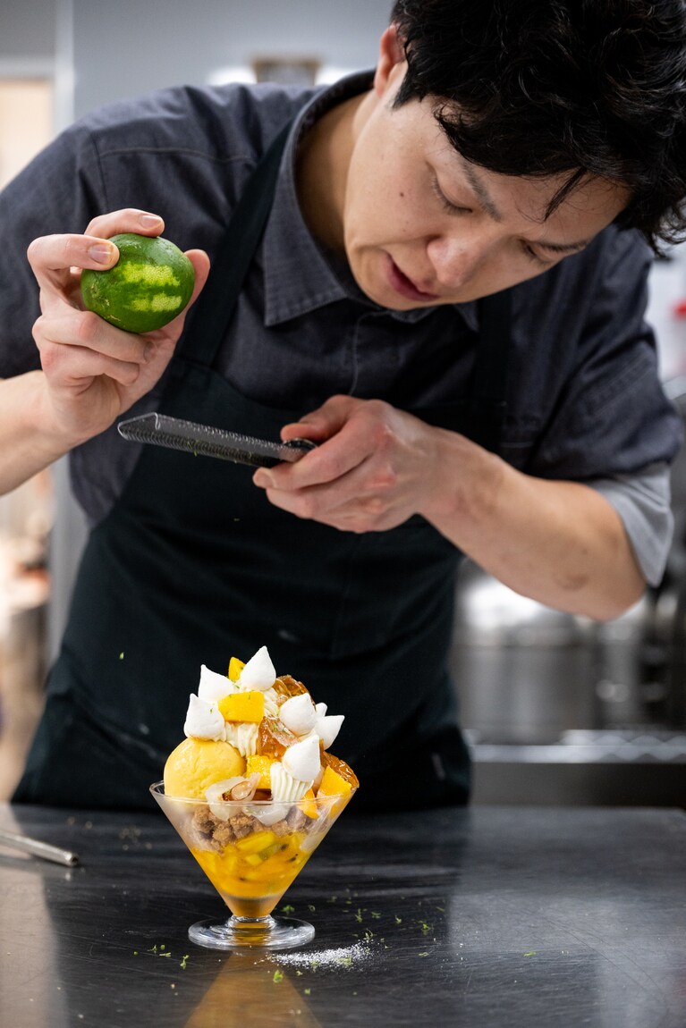 削りたての香りが立つ。