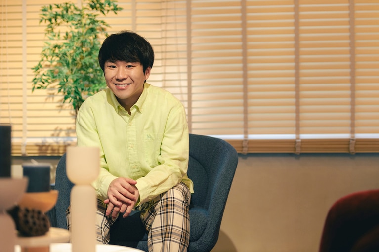 ハナコの秋山寛貴さん。