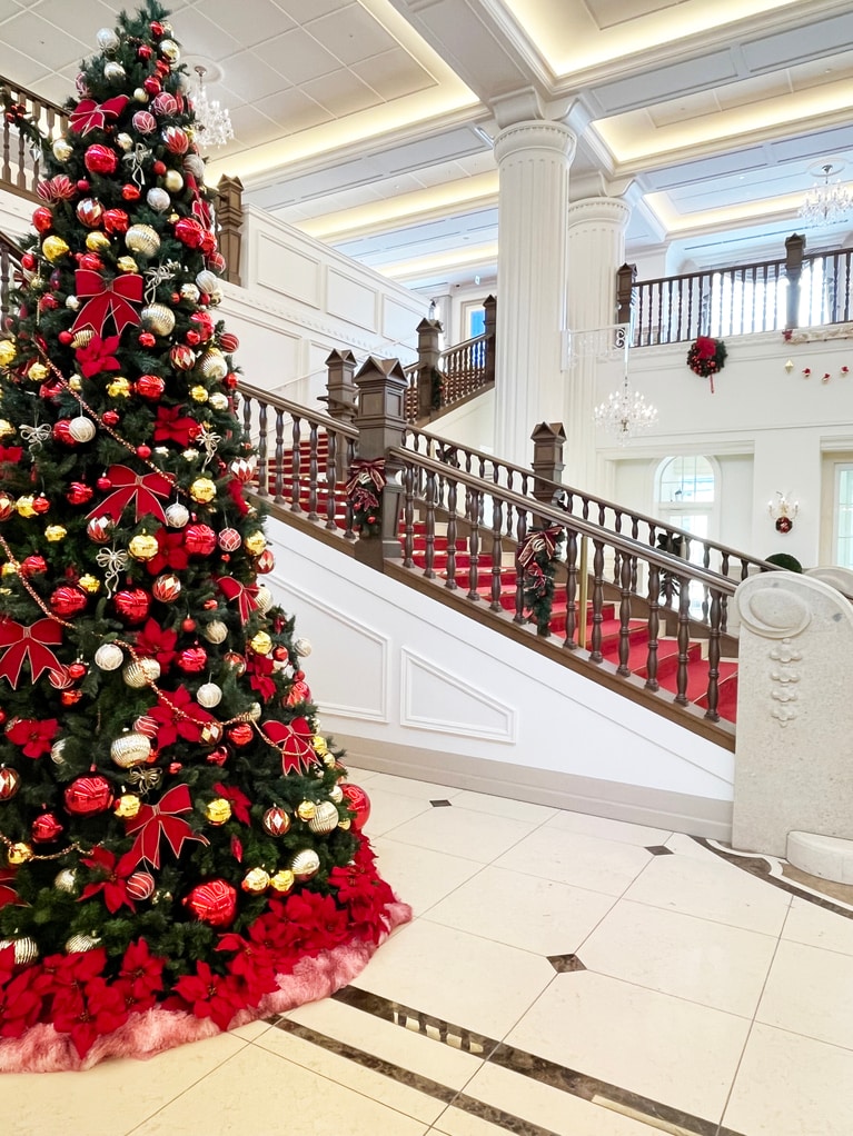 宝塚ホテルのクリスマスツリー。