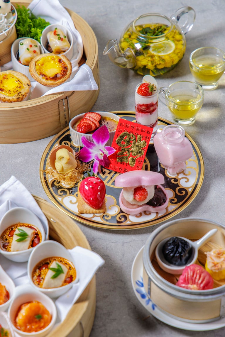 龍天門の飲茶アフタヌーンティー。