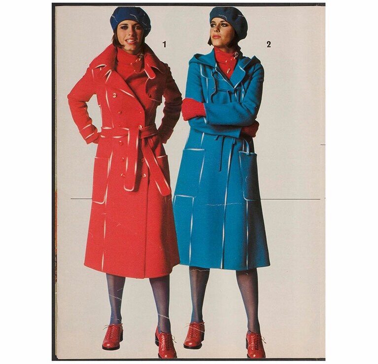 イタリアの女性ファッション誌『Grazia』の1枚／アスリーヌ出版(マックスマーラ ジャパン)