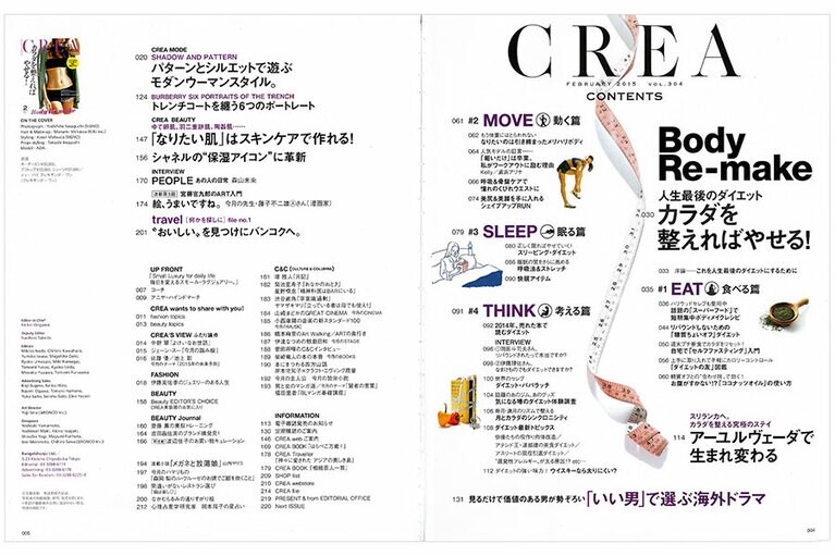 2015年2月号目次。