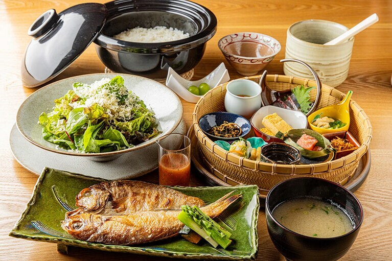 みささ自慢の朝食は必食。