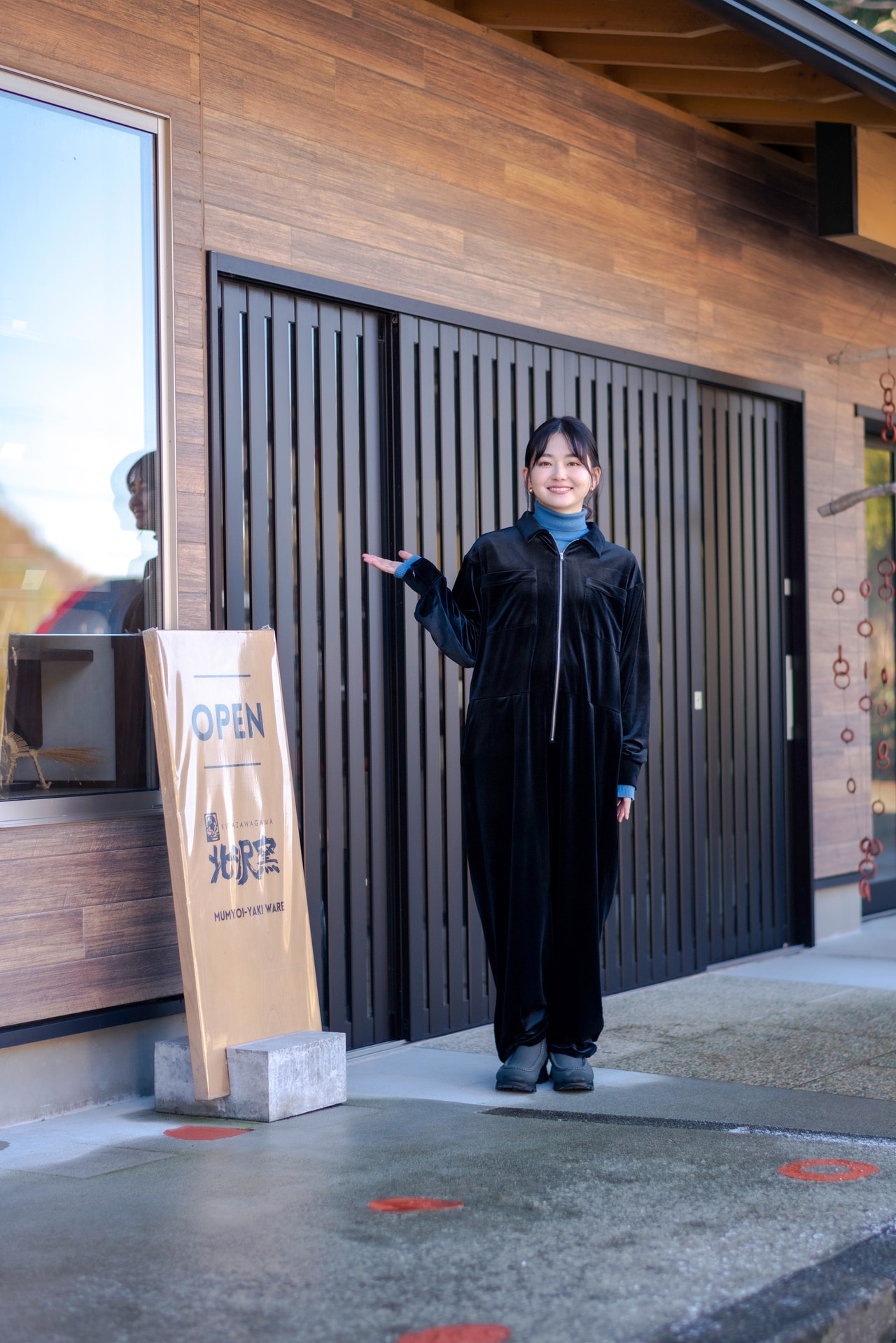 北沢窯は北沢浮遊選鉱場のすぐ隣。観光の際の立ち寄りにもぴったりだ。