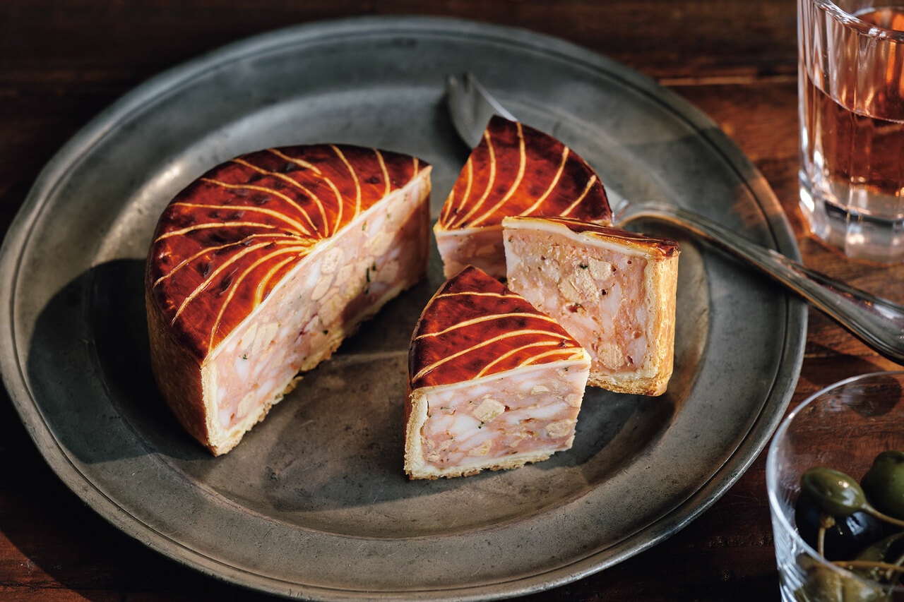 パテアンクルート（オマール 鶏 フォアグラ）1台（約320g） 7,600円／Charcuterie Rossignol