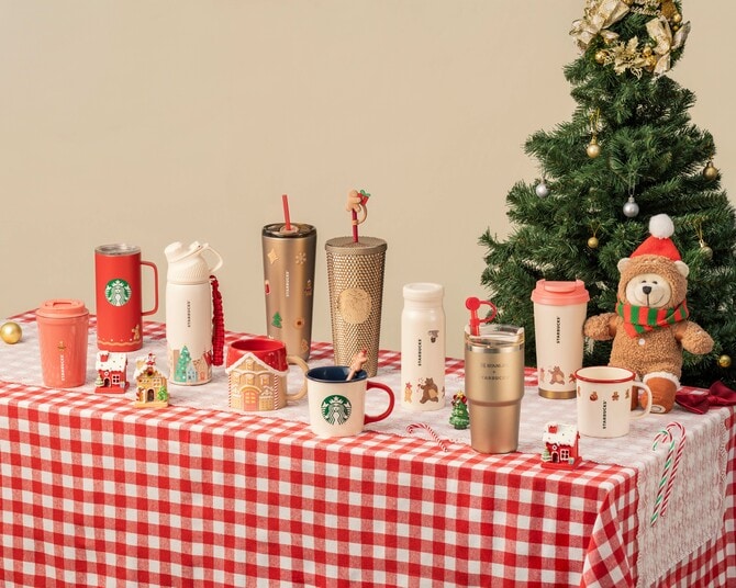 台湾スタバのクリスマスグッズがかわいすぎ！ 2025年限定のボアバッグ