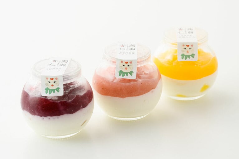 【群馬県】蒟蒻杏仁 各種550円／こんにゃく工房 迦しょう