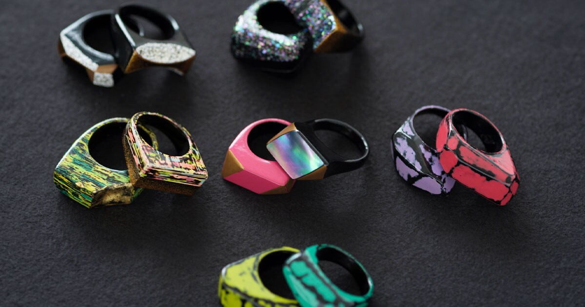GERMANIUM Titanium 仙台堆朱 工芸品 Accessocraft NYC