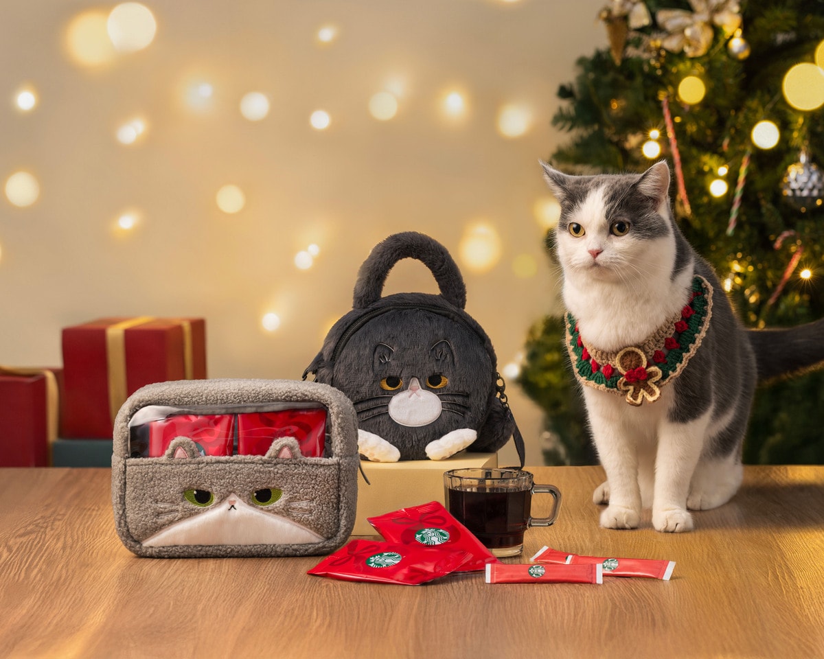 台湾スタバのクリスマスグッズがかわいすぎ！ 2025年限定のボアバッグ