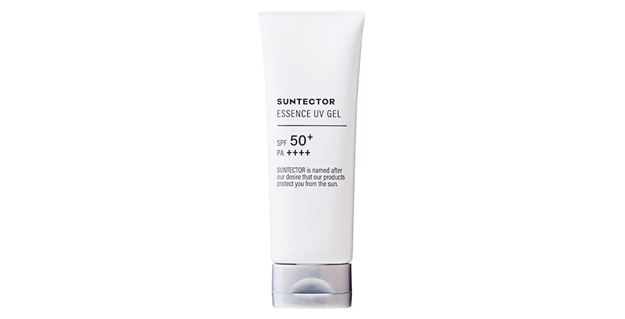 SUNTECTOR「エッセンスUVジェル」SPF50+･PA++++ UV耐水性★★ 70g 1,848円。＊アインズ＆トルペ限定商品。
