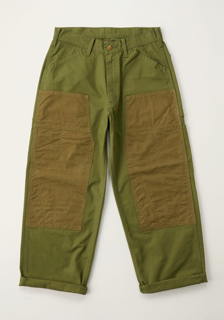 DOUBLE KNEE PAINTER PANTS サイズ：S/M/L/XL 19,800円。