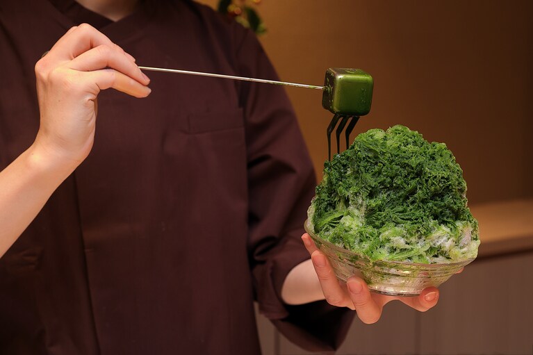 濃厚な味わいの秘密は重ねがけのシロップ。