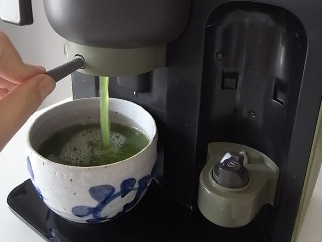 ☆お茶プレッソ☆ 抹茶風緑茶も飲めちゃう！ シャープがお茶用エスプレッソ