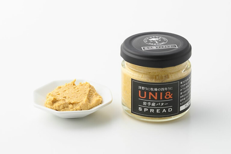 北三陸ファクトリー「UNI＆岩手産バターSPREAD」60g 3,480円／岩手県